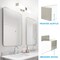 Luxrite 24 Inch Square LED Vanity Light Over Mirror Brushed Nickel 5CCT 2700K-5000K 24W 1500LM Dimmable ETL LR32176-1PK - alternate 8